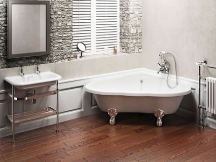 Baignoire d'angle CLEARWATER Heart 163cm T11F + L4C