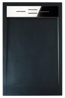 Receveur de douche 80x100 Canto Noir Inox