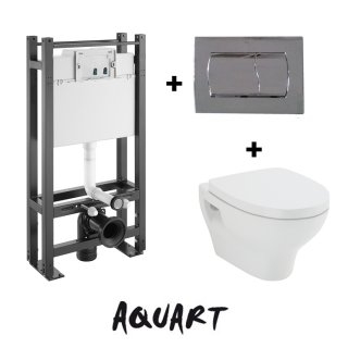 Ensemble Bati support Autoportant Lyra ,Cuvette Pop et plaque de commande Lyra