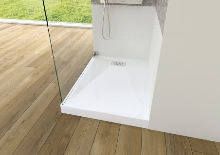 Receveur rectangle 100x150 en Biocryl Kinesurf Blanc LA