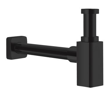 Siphon de lavabo laiton carré BLACKMAT Quadri - ONDYNA