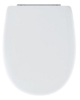 Abattant OLFA Ariane EASY CLIP frein de chute Blanc Brillant