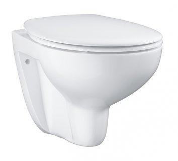 Cuvette WC suspendue GROHE Bau Ceramic sans bride 