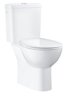 WC à poser GROHE Bau Ceramic sans bride - Abattant frein de chute