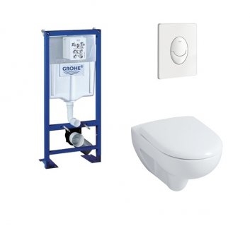 Old- Pack Grohe Rapid SL + Cuvette Prima + Plaque Blanche