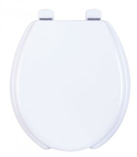 Abattant de WC TRADITION anti-contact double Blanc