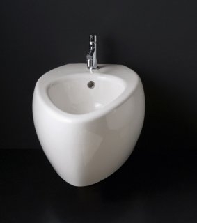 Bidet suspendu Moai blanche Scarabeo 8605