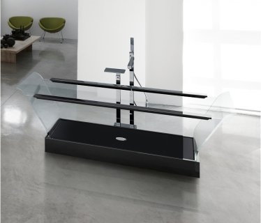 Baignoire Cristal 1 200x80 Coloris Noir