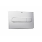 Plaque Dual PL1 Chromé Mat - ROCA