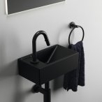 Lave-mains I LIFE S Noir mat