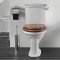 Pack WC rétro Julia sortie horizontale Julia cuvette 73710 + chasse 73720 abattant chene clair et bidet 73300ba bd zoom