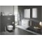 Pack WC Geberit UP320 + Cuvette GAP sans bride Cleanrim + plaque Sigma Noire 004 04434 00(1)