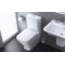 Pack WC Compact THE GAP SQUARE - Alimentation latérale inférieure* 2014 toilettes roca clean rim the gap 1