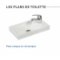 Lave-Mains Cottage Jura Discac + Miroir Plan de toilete lave mains