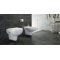 Pack WC Geberit UP320 + Cuvette sans bride Velvet + plaque Sigma CHR mat Ambiance cuvette suspendue velvet