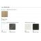 Meuble simple vasque MOSAÏQUE 109 cm Opale Anthracite et Myrtille Discac mosaïque groupe 1 et 2 2017