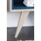 Meuble simple vasque MOSAÏQUE 109 cm Opale Anthracite et Myrtille Mosaique pieds