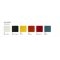 Meuble simple vasque MOSAÏQUE 109 cm Opale Anthracite et Myrtille Niches mosaique couleur
