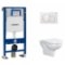 Pack WC Geberit UP320 + Cuvette sans bride Velvet+ plaque Sigma Blanche Pack wc geberit velv 14963