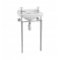 Lave-mains + Console EDOUARDIEN - 1 Trou de Robinetterie Edwardian cloakroom basin b8%2bt21 t