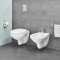 Pack WC Geberit UP320 + Cuvette GROHE sans bride Bau Ceramic + plaque Sigma CHR mate Bau ceramic wc sans bride 39427000