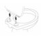 Abattant OLFA Ariane EASY CLIP Carbone descente assistée déclipsable Abattant ariane easy clip blanc déclipsable olfa