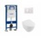 Pack WC Geberit UP320 + Cuvette VILLEROY ET BOCH Subway 2.0 + Plaque Sigma blanche 0+blc