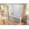 Baignoire-douche ECOROUND Cleargreen - 170 cm - Version Droite Baignoire ecoround ambiance gauche