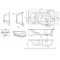 Baignoire-douche ECOROUND Cleargreen - 170 cm - Version Droite Baignoire ecoround droite 170 schéma