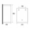 Poubelle murale 7,2 litres, Inox 877155