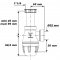 Siphon lavabo bi-matière-joint intégré CONNECTIC sortie Ø 32 - 6107* 6107-siphon-lavabo Valentin Schéma