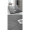 Receveur de douche souple SQUARE DRAIN Anthracite 100x140 cm SolidSoft Graphite Zoom