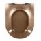 Abattant WOOD Slim Reflet Cuivre - Descente Manuelle** WOOD Slim Cuivre (3)