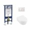 Pack WC Geberit UP320 + Cuvette AVENTO Villeroy & Boch + Plaque Blanche* Geberit-avento-plaqueblanche