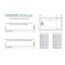 Receveur rectangle 100x150 en Biocryl Kinesurf Blanc LA KINESURF Schéma