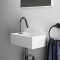 Lave-mains I LIFE S Blanc brillant - Version gauche E211301-Gauche (1)