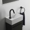 Lave-mains I LIFE S Blanc brillant - Version gauche E211301-Gauche (2)