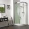 Cabine de douche Flotille 3 90x90 1/4 Rond Flotilleiii r90 thermo