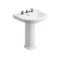 Lavabo rétro Calla 3 trous en porcelaine Picture1 254 1 11