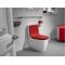 Pack WC sortie duale KHROMA Passion Red Ambiance rouge 2