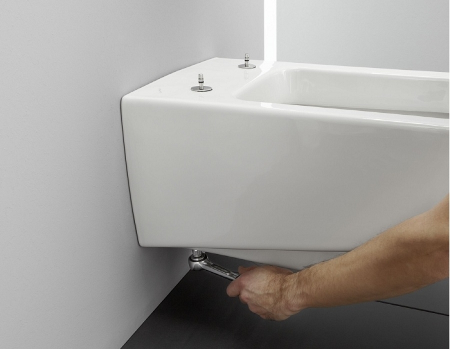 Pack WC Geberit UP320 + Cuvette sans bride Rimless + plaque sigma noire